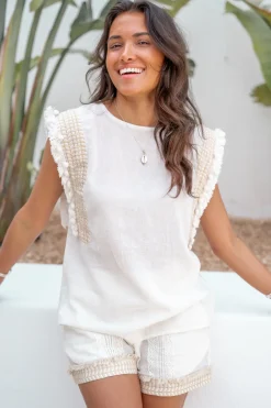 Kurze Hose Sierra Elfenbein