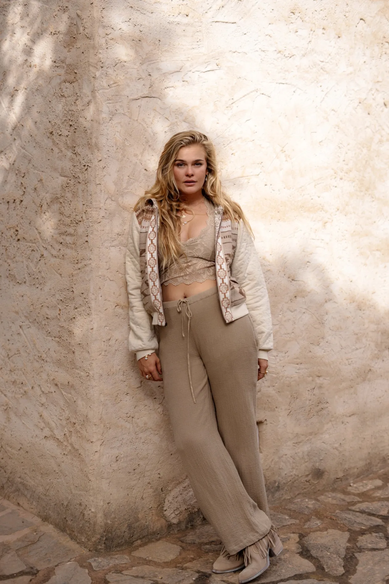 Kurze Jacke Nomad Natural