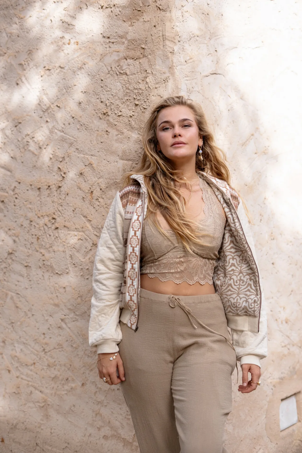 Kurze Jacke Nomad Natural