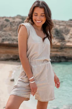 Kurzer Jumpsuit Stone