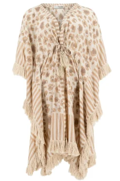 Kurzer Kimono Impresion Leopard