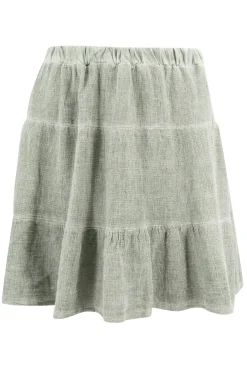 Kurzer Rock Lin Khaki