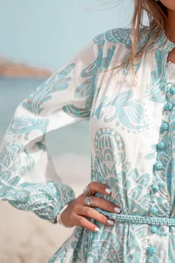 Kurzes Kleid Adella Aqua