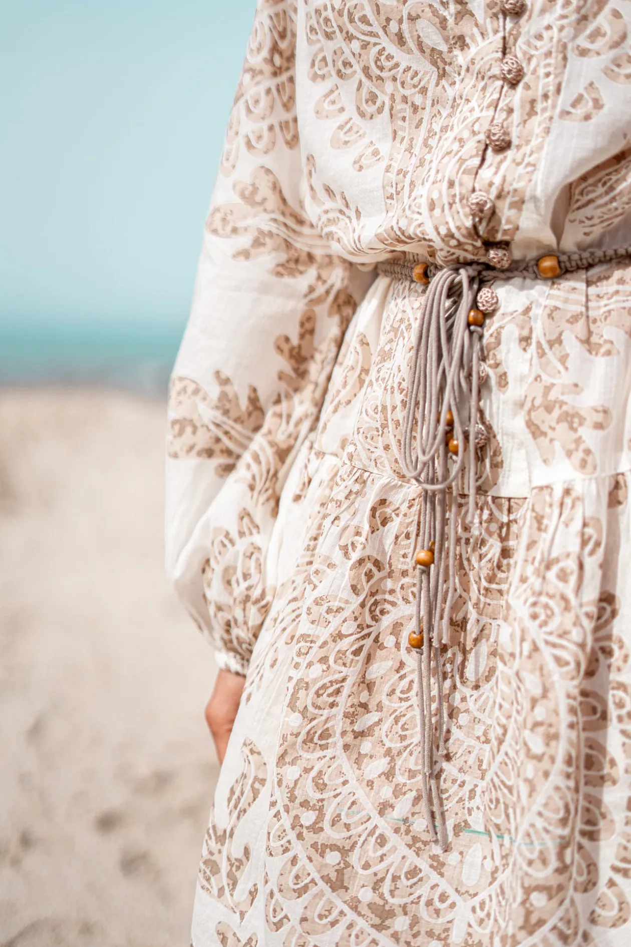 Kurzes Kleid Adella Taupe