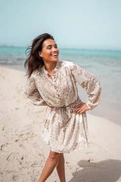 Kurzes Kleid Adella Taupe