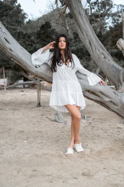 Kurzes Kleid Alise Elfenbein