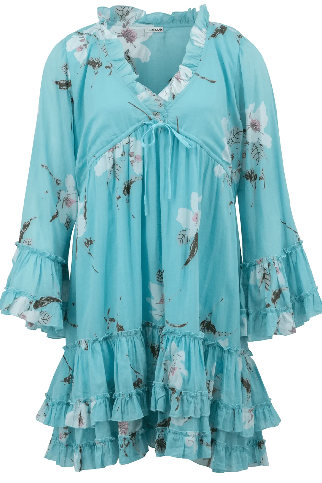 Kurzes Kleid Anna Bloom Türkis