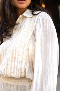 Kurzes Kleid Bliss Ecru