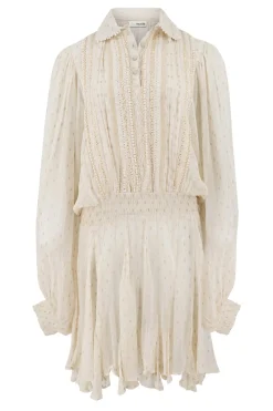 Kurzes Kleid Bliss Ecru