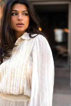 Kurzes Kleid Bliss Ecru