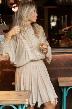 Kurzes Kleid Bliss Taupe