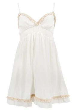 Kurzes Kleid Camila Elfenbein