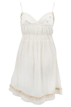 Kurzes Kleid Camila Elfenbein