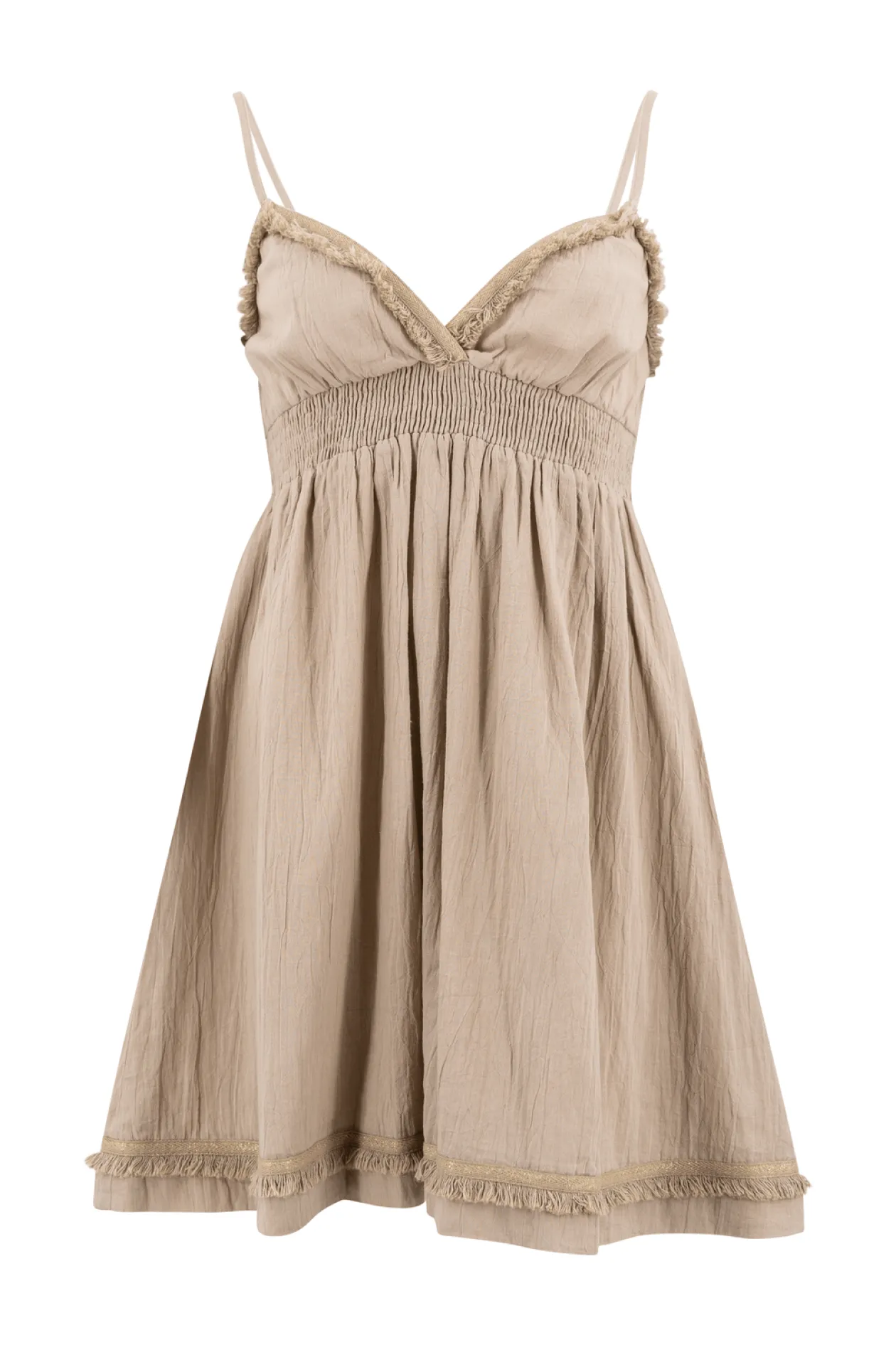 Kurzes Kleid Camila Taupe