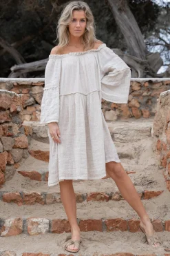 Kurzes Kleid Cira Sand