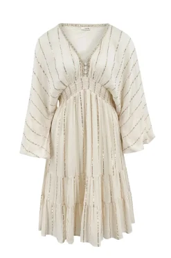 Kurzes Kleid Famme Ecru