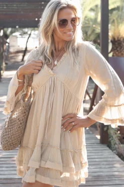 Kurzes Kleid Luna Powder