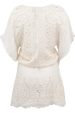 Kurzes Kleid Mirabel Ecru