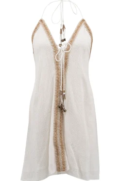 Kurzes Kleid Zamora Weiß