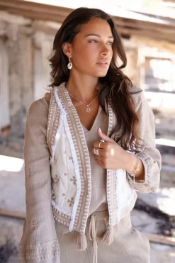 Kurzweste Sonrisa Off White