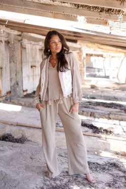 Kurzweste Sonrisa Off White