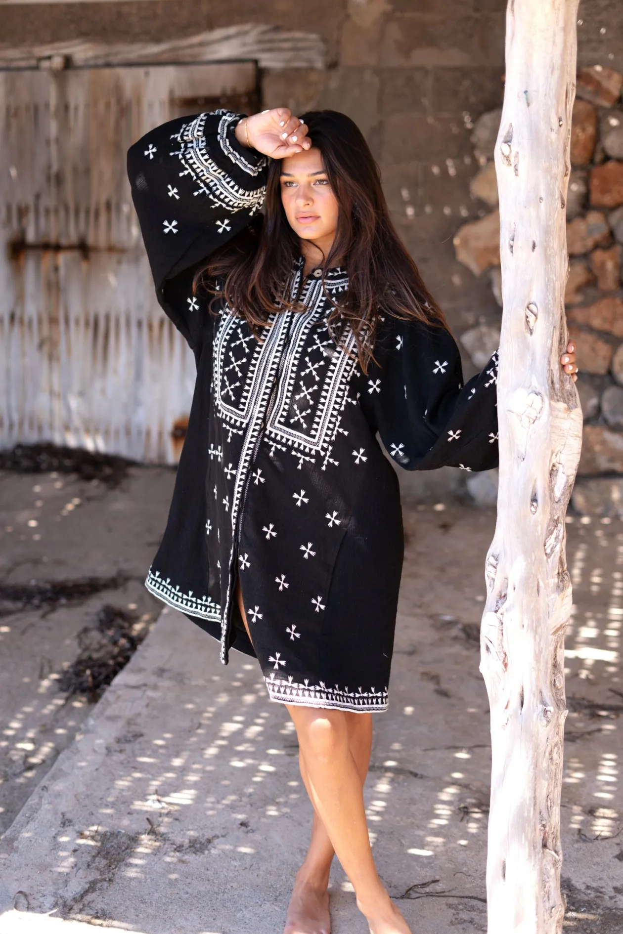 Lange Jacke Sonrisa Schwarz