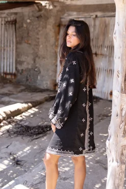 Lange Jacke Sonrisa Schwarz