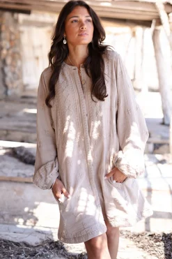 Lange Jacke Sonrisa Taupe