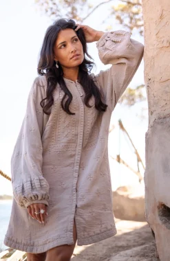 Lange Jacke Sonrisa Taupe