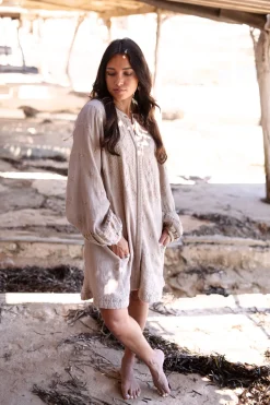 Lange Jacke Sonrisa Taupe