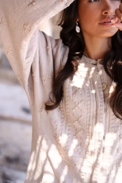 Lange Jacke Sonrisa Taupe