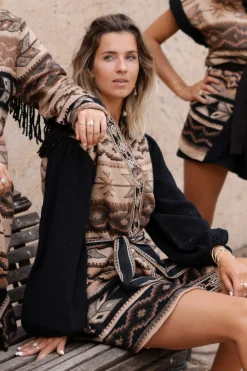 Lange Jacke Spirit Braun