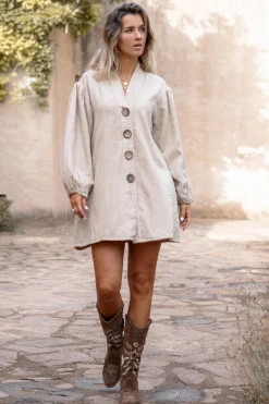 Lange Jacke Spirit Light Sand