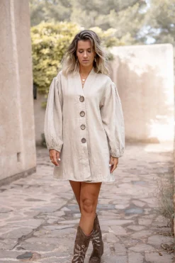 Lange Jacke Spirit Light Sand