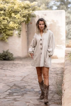 Lange Jacke Spirit Light Sand