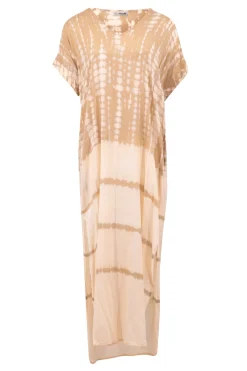 Langer Kaftan Noa Tie Dye Powder/ Sand