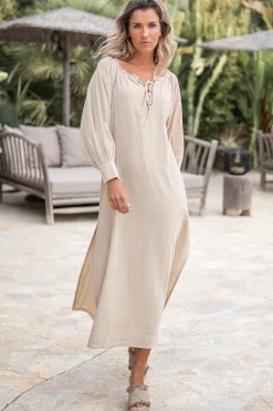 Langer Kaftan Yira Sand
