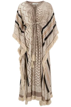 Langer Kimono Impresion Azteke