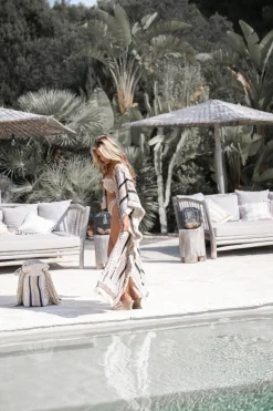 Langer Kimono Impresion Azteke