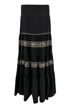 Langer Rock Espanola Schwarz