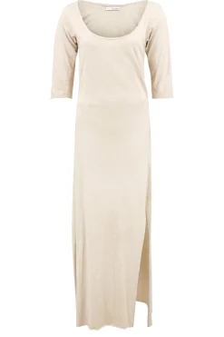 Langes Kleid Ecru