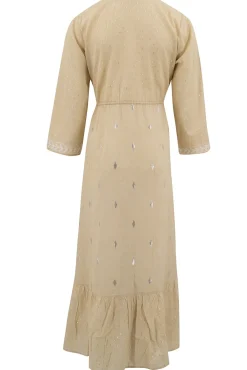 Langes Kleid Flora Sand