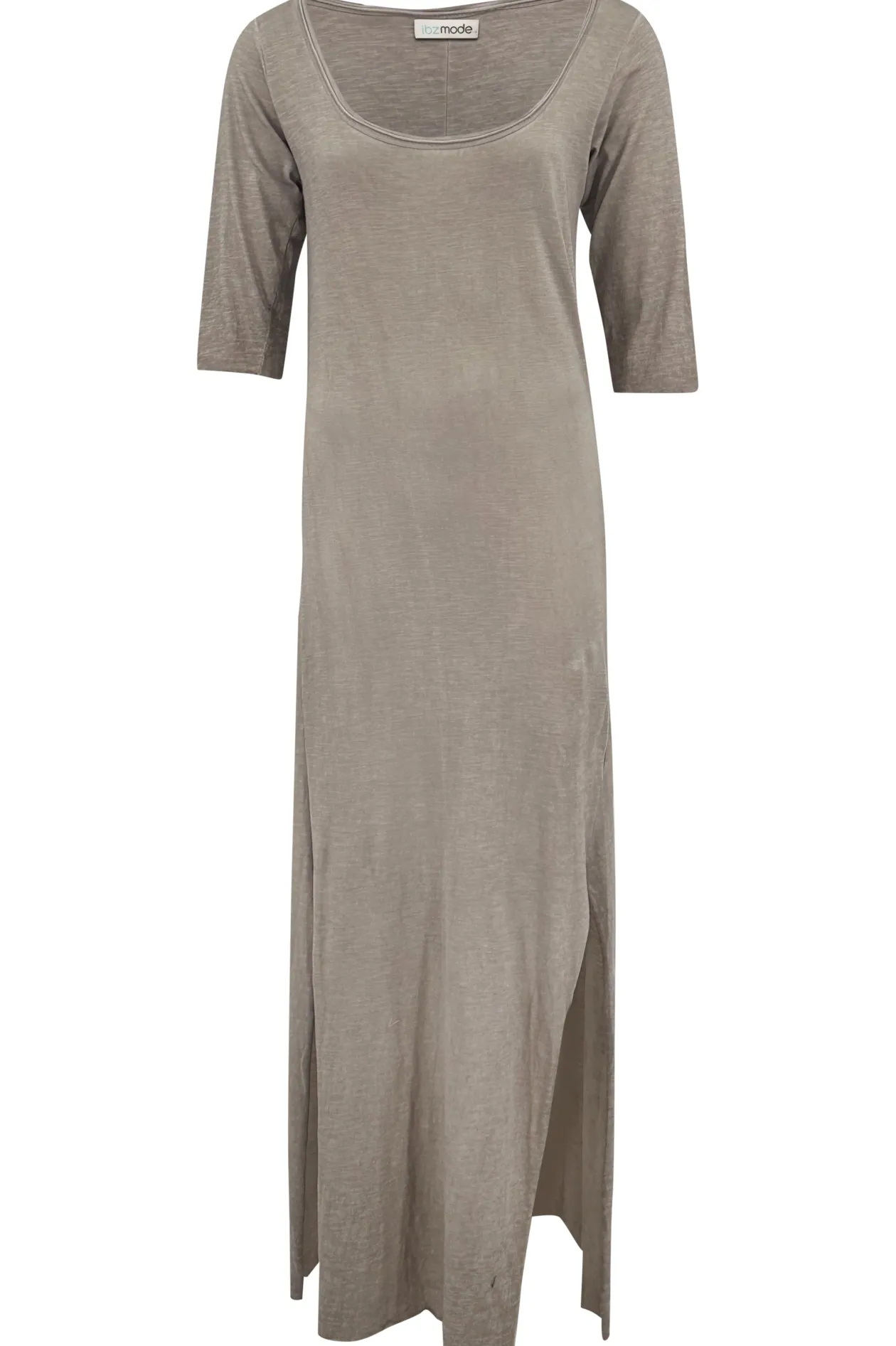 Langes Kleid Taupe
