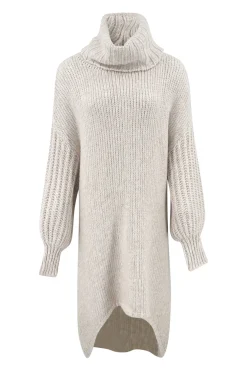 Langes Pulloverkleid Bodine Beige