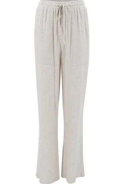 Lyana Leinenhose Hellbeige