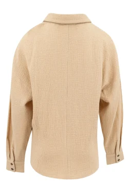 Lyo Baumwollbluse Beige