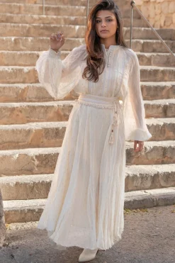 Maxikleid Bliss Ecru