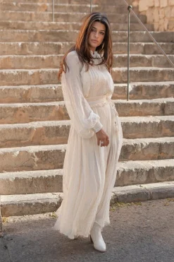 Maxikleid Bliss Ecru