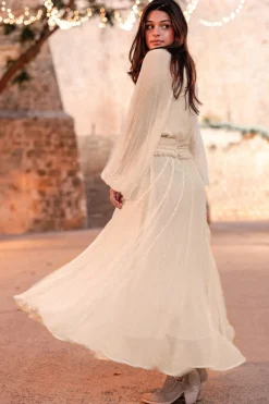 Maxikleid Bliss Ecru