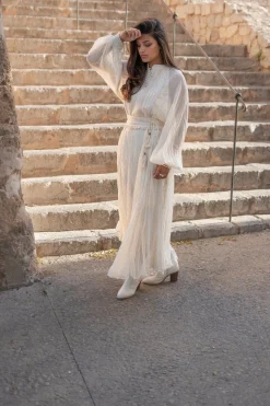 Maxikleid Bliss Ecru